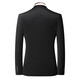 BOSS Men's Lightweight Black Suit 2025 New Spring High-end Men's Business Casual Suit Jacket Black M 170 Suitable for 100-125 Jin Jin equals 0.5 kg