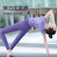 Double Show 2025 Super Hot Yoga Wear for Women New Chinese Style Smudged Beautiful Sports Short Sleeve Pilates Training Wear Fitness Set Purple Bamboo Top + Lavender Purple Pants M 100-110