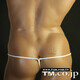 New style men's thong style sexy single underwear men's underwear T pants thin mesh white S