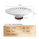 Baijie glass transparent corrugated wood bottom fruit tray home living room light luxury candy nut snacks dried fruit storage tray