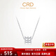 CRD Ke Laidi spot sparkling pt950 small waist platinum necklace solid shiny chain girlfriend gift 4.40g