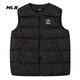 MLB down vest for boys and girls NY small standard children's down jacket jacket sleeveless thermal vest 7ADVBL136 black/50BKS New York Yankees 110