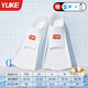 Yuke swimming fins for men and women freestyle breaststroke special children's silicone duck paw shoes lightweight diving training equipment Aurora free nose clip earplugs + portable net bag XXS XXS
