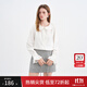 Fan Silan double-layer doll collar embroidered sweet age-reducing shirt 2025 winter new inner shirt 4526 Angel White M