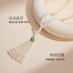 Qlady high-end tassel sweater chain pearl necklace 2025 new women's light luxury high-end accessories pendant pendant gift