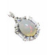 Everlasting Leaf Opal Necklace Opal Pendant Opal Colored Opal Necklace Natural Crystal 233