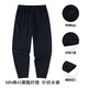 ANTA (ANTA) men's autumn and winter new style warm and windproof men's leggings sweatpants, loose and tall sports casual trousers, black regular leggings - zipper pocket S /165 (90-100Jin Jin is equal to 0.5kg)