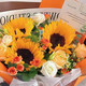 鲜花同城向日葵玫瑰混搭花束送女友闺蜜长辈生日礼物鲜花花店送花 共占春风丨3朵向日葵配香槟玫瑰混搭花束