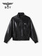 BOY LONDON 2025 Autumn New Men's Leather Jacket Stud Embroidered Retro Trendy Top Women N44004 Black XS