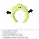 Cute and funny plush hair hoops for women, spring and summer hair hoops, face wash mask, hair hoops, plush cartoon hair accessories, yellow little monsters