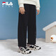 FILA【抗菌功能】斐乐儿童童装2025年冬季男童中大童加绒长裤