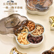 Pengjing Fruit Plate Home Living Room Coffee Table Candy Box Dried Fruit Plate Fruit Plate Housewarming Snacks Nut Storage 5-Gate Dried Fruit Box
