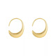 Idel promised me to dazzle Zhao Lusi's same style golden water drop hoop earrings for women 2025 new high-end earrings earrings jewelry E4112 Xu Yan's same style earrings