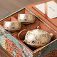 Buchuo Ru Kiln Teapot Tea Household High-end Birthday Gift Gift Cultural and Creative Dunhuang Fengling Xishi Pot One Pot Two Cups