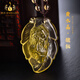 Matching Citrine Pixiu Pendant for Men and Women Pixiu Couple Pendant Pichu Amulet Necklace Pixiu Pendant Chain