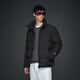 Gao Fan and Tian Xuning same style black gold goose down jacket function 5.0 five grid 2025 men's down jacket black 2XL