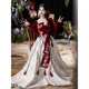 LNGA LANDGRE toasting dress large size fat mm slimming bridal style light luxury long-sleeved new Chinese style wedding engagement homecoming dress burgundy 2XL _140Jin Jin equals 0.5kg -150Jin Jin equals 0.5kg