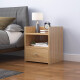 [JD.com] Zimuyu Bedside Table Simple Modern Bedroom Storage Cabinet Small Cabinet Bedside Cabinet Single Drawn Wood Color