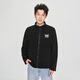 Lee comfortable hooded two-in-one detachable jacket, same style for men and women, black XS