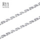 Chow Sang Sang Pt950 platinum necklace, white gold necklace, versatile plain chain for women, 91645N, priced at 40 cm - 8.62 g (including labor cost 740 yuan)