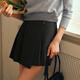 Olrain 2025 new women's autumn high-waist slimming pleated skirt gray skirt a-line skirt gray M 160/68A/M
