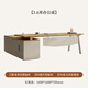 Mu Zhixiao simple modern boss office desk and chair combination single office furniture table executive desk supervisor table manager table 1.6 meters boss table