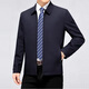 BOSS Business Executive Jacket Men's Spring and Autumn 2025 New Lapel Jacket High-end Brand Men's Jia Ke Non-ironing Navy Blue L 175