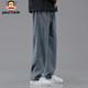 Paul Frank Jeans Men's Autumn American Loose Pants Men's Pants High Street Casual Pants Men's Trendy Brand Retro Blue XL