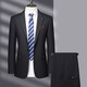 GOLDLION G+ Goldlion 2025 Autumn and Winter New Men's One Button Double Slit High-end Suit Suit for Men Handsome Black L 175 Recommended 145-155 Jin Jin equals 0.5 kg