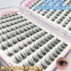 Glue-free 5D baby curved layered mink plush false eyelashes for women messy lazy trilogy eye false eyelashes 20 rows of glue-free 5D mink velvet single box