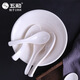 Wuhe sterilizer special melamine tableware white spoon imitation porcelain tableware wholesale hotel home catering fast food hall 50 special spoons for sterilizer