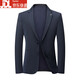 BOSS spring and autumn lightweight men's suit tops high-end business casual suit jacket men's single suit no ironing No. 1608 2XL 185 suitable for 150-165 Jin Jin equals 0.5 kg