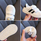 Terranis Yangma recommends baby spring and autumn shoes 0-1-3 years old infants and young children soft-soled toddler white shoes for girls with small plates off-white 17_inner length 12.5cm