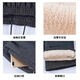 Middle-aged and elderly sports pants, lambswool plus fleece pants for dad, thickened outer wear, loose winter cotton pants, elastic men, black (lambs) 3XL (36) recommended 145-160Jin Jin is equal to 0.5 kg