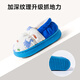 Pig Daddy Children's Cotton Slippers Autumn and Winter Bag Heels Boys Indoor Home Non-Slip Warm Waterproof Girls Baby Cotton Shoes Blue 21