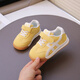 Terranis Yangma recommends 2025 spring and autumn infant breathable leather sneakers 0-1 years old 3 soft sole toddler shoes for women beige 16_inner length 12cm
