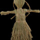 Scarecrow handmade weaving craft Halloween props Scarecrow small size about 18 cm for women