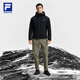 FILA official breathing shell woven jacket two-piece men's tops 2025 winter sports outdoor jacket