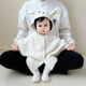 Baby cloak for outdoor windproof baby girl and boy half velvet knitted cloak rabbit ears windproof hooded coat shawl super cute rabbit knitted hooded jumpsuit 66 66cm