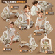 Feside baby walker stroller anti-rollover o-leg 0-1-3 years old baby toy newborn gift practical 7-in-1 walker sliding + rocking horse + game table 2025 anti-rollover one-year-old boy and girl early education first-year gift