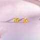 Saturday Fortune (ZLF) Gold Earrings Women's Pure Gold Little Star Gold Earrings Price 0.67g