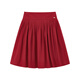 ELLE KIDS Children's Clothing Wide Waist Pleated Umbrella Skirt Girls Winter New French A-line Profile Horse Year Red Half Skirt New Year Red 165 (M)