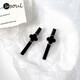 Bangs four-leaf clover duckbill hairpin forehead hairpin side clip Korean one-word 2025 headwear new bangs clip TS346-01 black four-leaf clover duckbill clip 1 piece