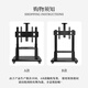 TAZD TV mobile stand 55-100 inches TV large screen floor hanging all-in-one TV stand TV cart suitable for Xiaomi Skyworth Hisense Huawei video conference stand
