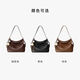Cowhide Tote Bag for Women 2025 New Versatile Shoulder Crossbody Bag Commuting Soft Leather Large Capacity Bucket Bag Black Large 34*11*26 Points 5cm