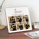 Fantasy Wedding Photos Customized Photo Frame Setting Table Washing Children and Baby Photos Enlargement Printing Wedding Photos Wall Hanging 9 Squares 9 4 Like You Six Squares Locke Champagne 25x25cm (table)