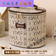 Zhanlin German Quality Cosmetic Bag Women's 2025 New High Luxury Large Capacity Portable Toiletries Bag Skin Care Products Collection Beige Letters Tall Tube Large