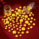 Real-time Gold Pure Gold 9999 Pure Gold Dou Shui Bei Gold Small Golden Dou Zi as a holiday gift for girlfriend investment collection Gold Dou Dou*1 piece (Pure Gold 999.9) 1g/piece