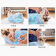 Cat washing cat bag, cat bag, nail clipping fixed bag, injection and medicine feeding artifact, hammock, anti-scratch and anti-bite, first generation cat washing bag blue, zipper bag packaging *3 pcs