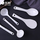 Wuhe sterilizer special melamine tableware white spoon imitation porcelain tableware wholesale hotel home catering fast food hall 50 special spoons for sterilizer